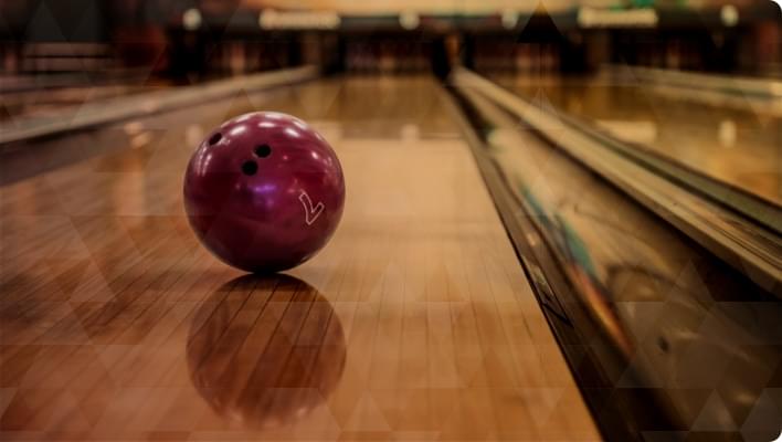 bowling ball in the lane